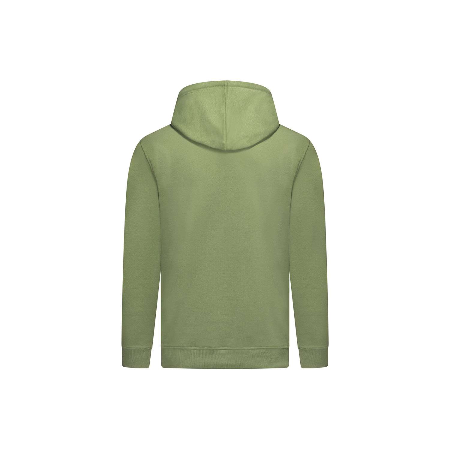 Green Sweat Shirt - Front of Ghost Mannequin